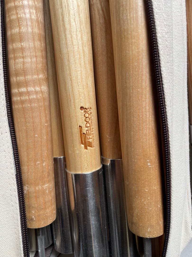 FIELDOOR ウッドポール　160-240cm 6セット