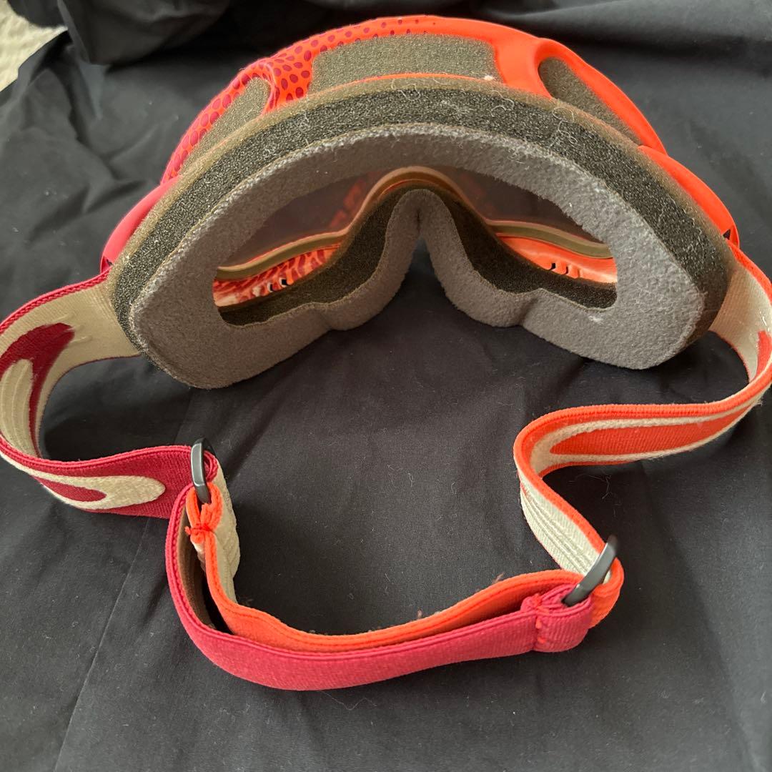 【美品】オークリー/スキー/スノーボード/ミラー/ゴーグル/OAKLEY/登山