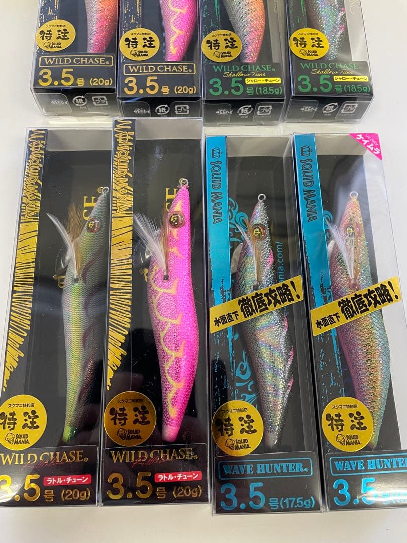 スクイッドマニア　ワイルドチェイス　3.5 エギセット　8セット