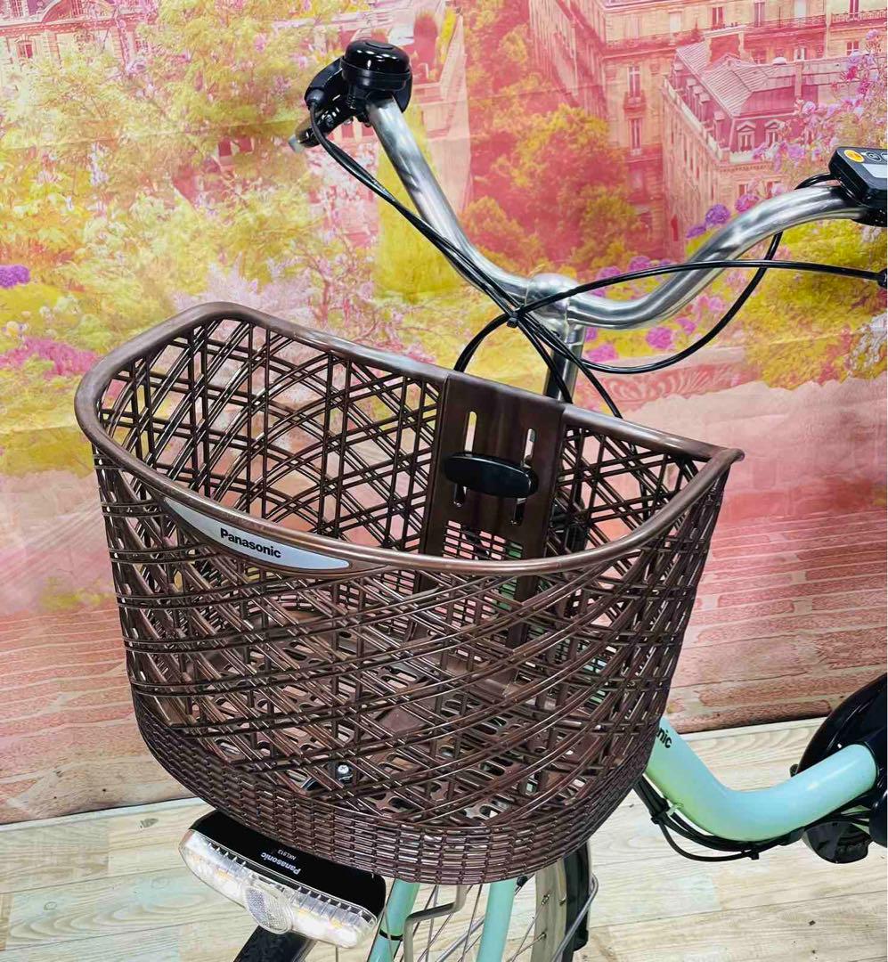 K2913 電動自転車パナソニック ママチャリ24インチ 8Ah 送料無料
