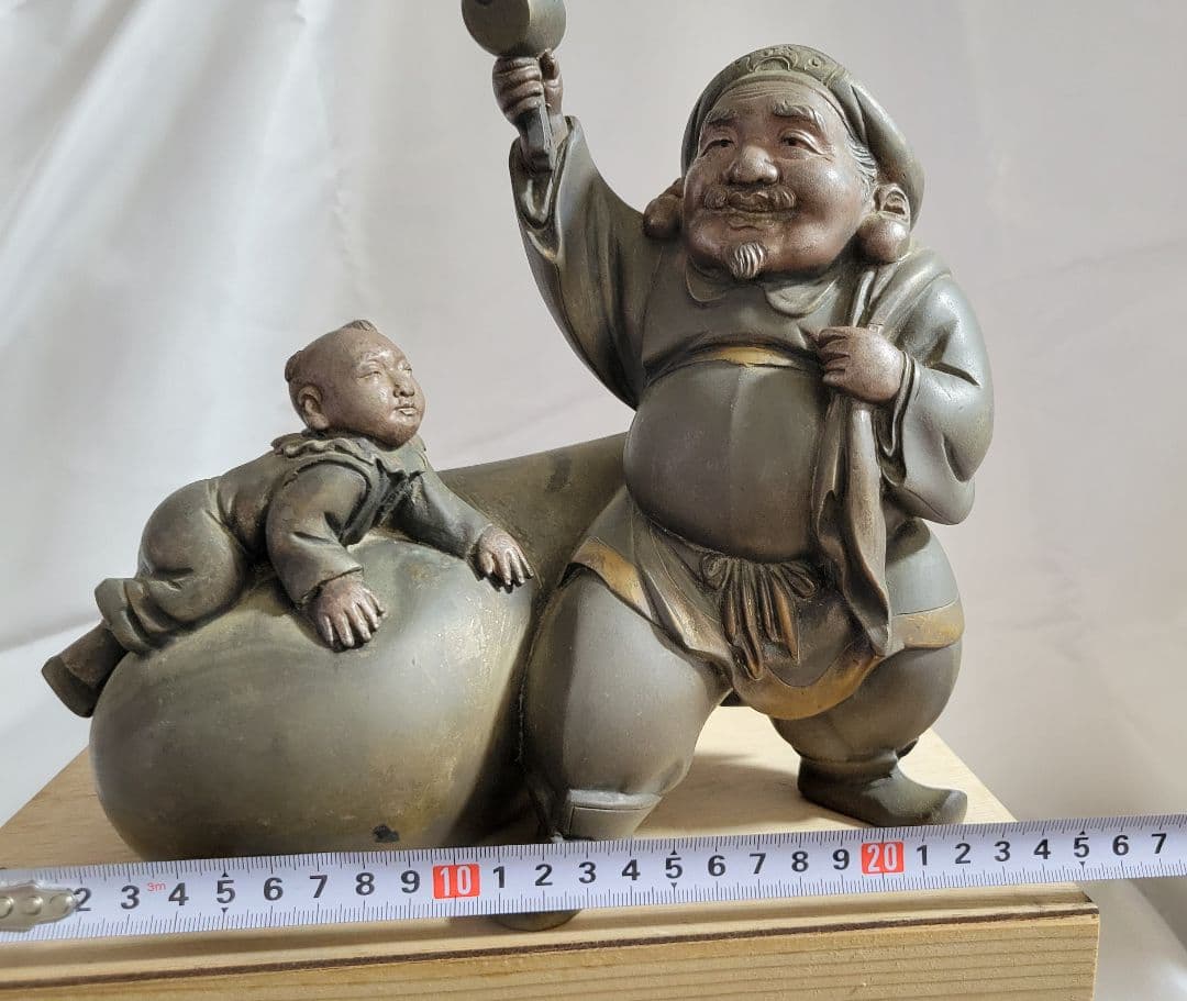 ヴィンテージ品　大黒天の銅像　縁起物