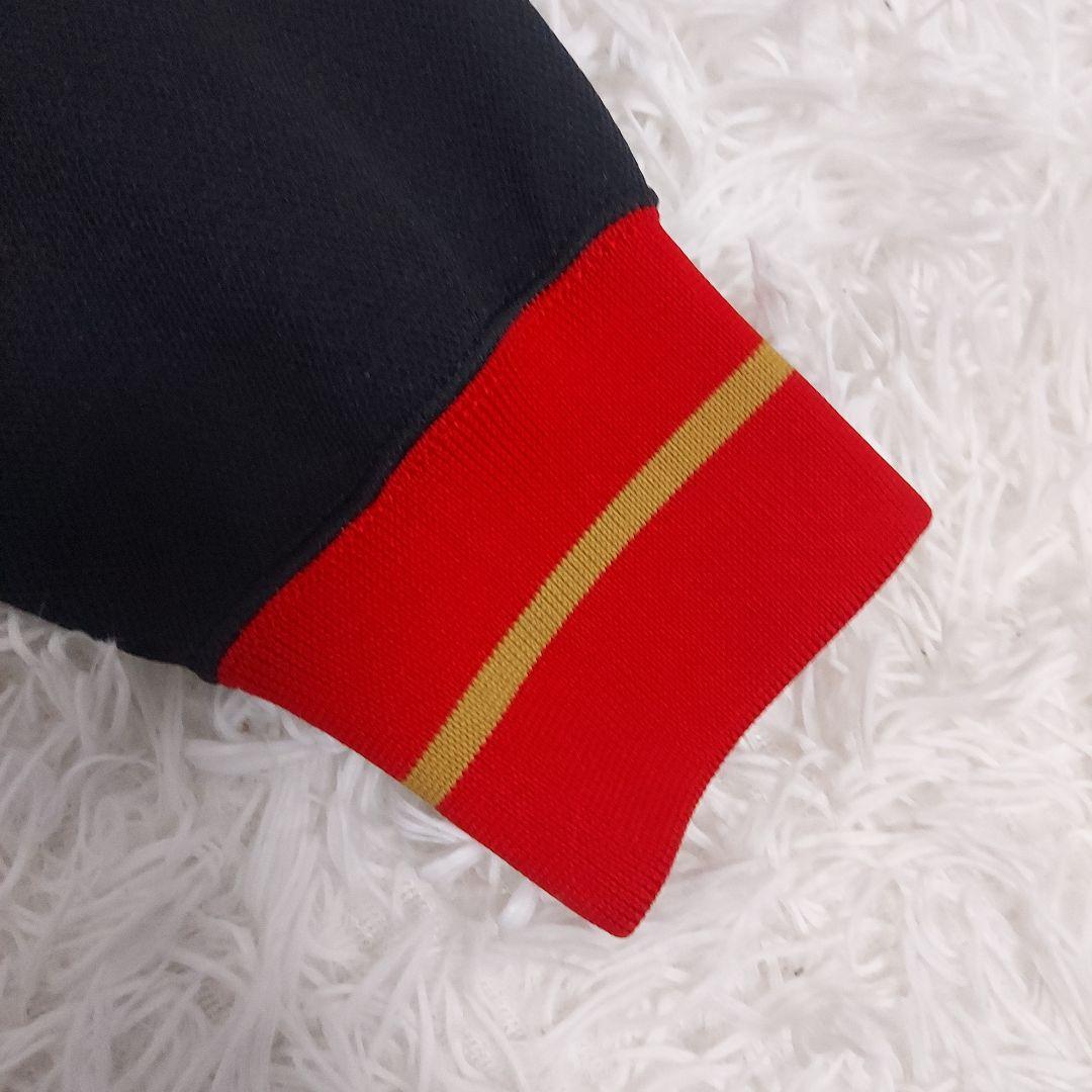 希少 80s NIKE 紺タグ 日本製 トラックジャケット M 黒赤ヴィンテージ