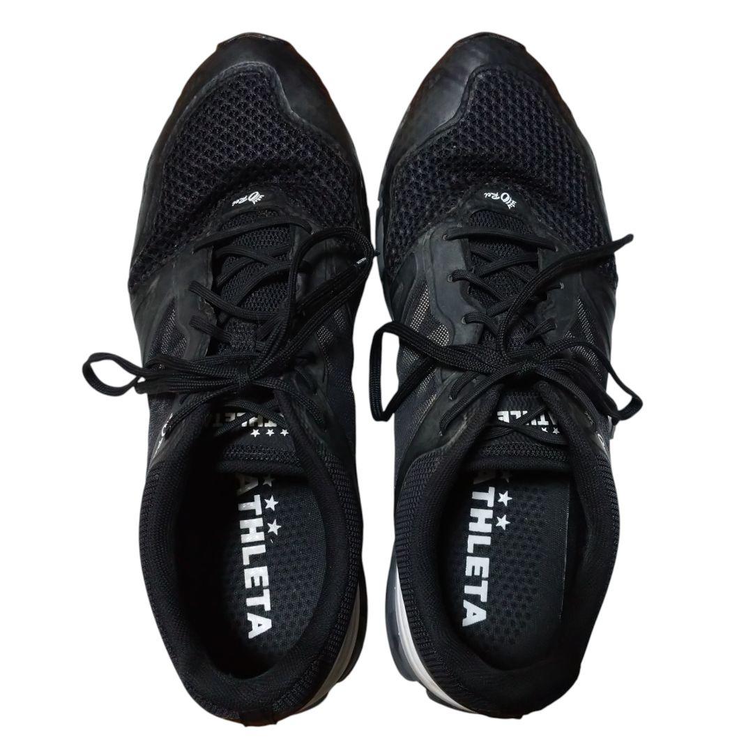 アスレタ ATHLETA O-Rei ランニングシューズ 28.0サイズ 黒
