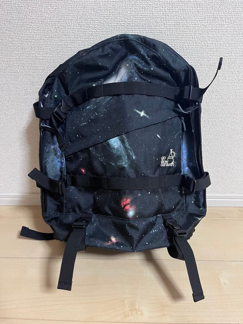 go slow caravan 宇宙柄　リュック