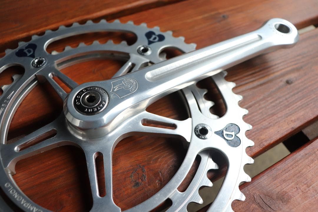 【希少!!】DE ROSA刻印 肉抜きクランク Campagnolo　カンパ