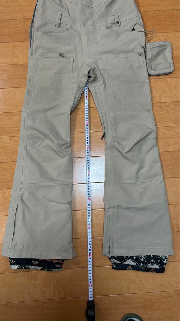 BURTON ビブパンツ Sサイズ　レディース　バートン　ベージュ