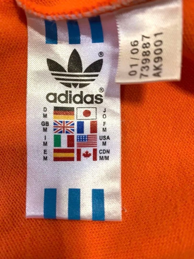 adidasジャージオランダ代表Mサイズ(日本規格Oサイズ)