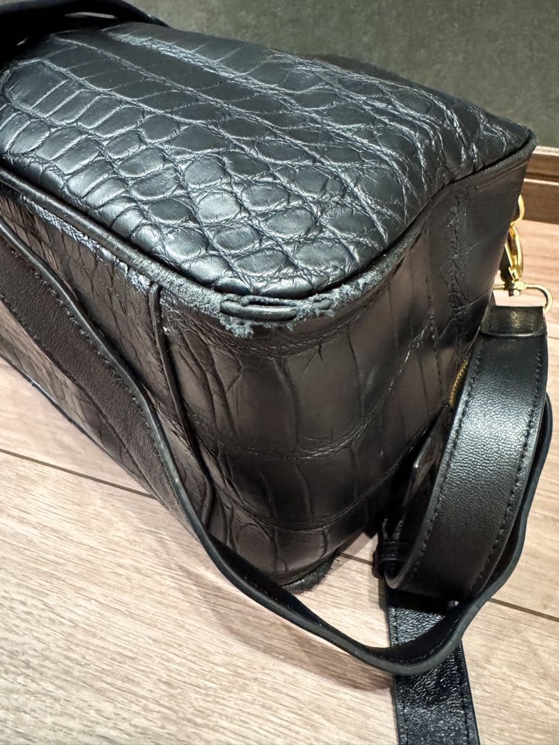 定価38.5万 muta MARINE マットクロコポーチ バッグ