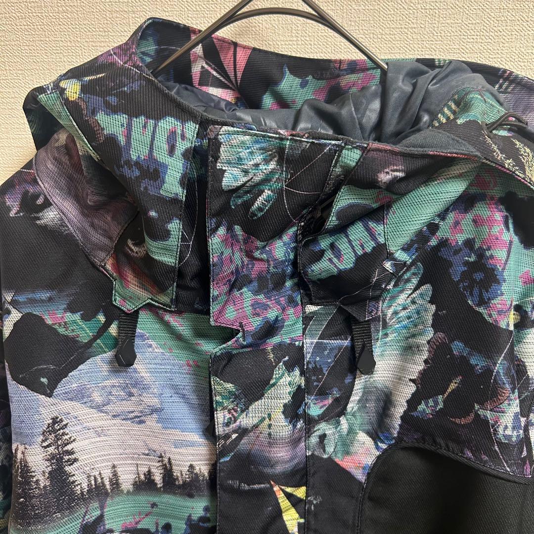 volcom ボルコム　スノボウェア　レディース　総柄　上下セット　Sサイズ