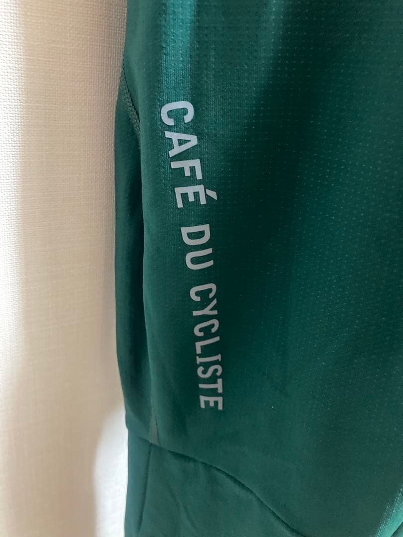 ら*う様 カフェドシクリステ　ビブタイツ　S 緑　メンズ　裏起毛　サイクルウエア