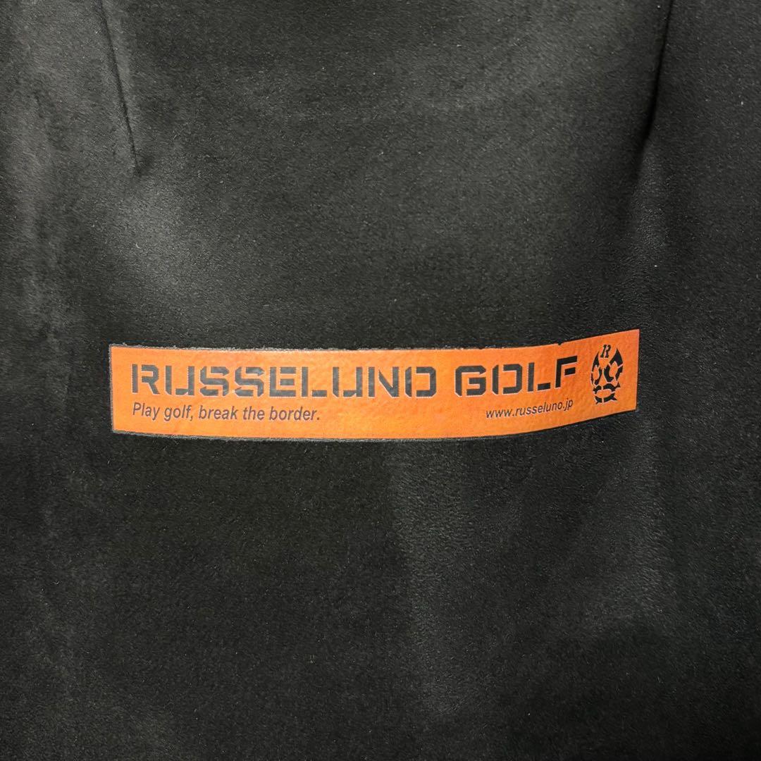 ラッセルノ ゴルフ RSG リフレクター ロゴ ライトフーディー ブラック XL