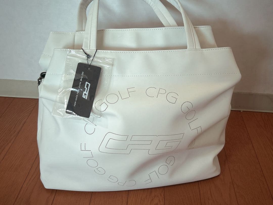 CPG GOLF ホワイトトートバッグ