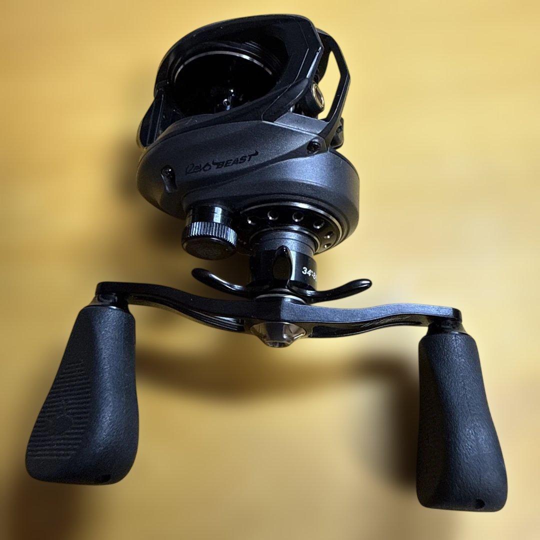 abugarcia revo beast ハイギア。バリアル100ミリ付き。