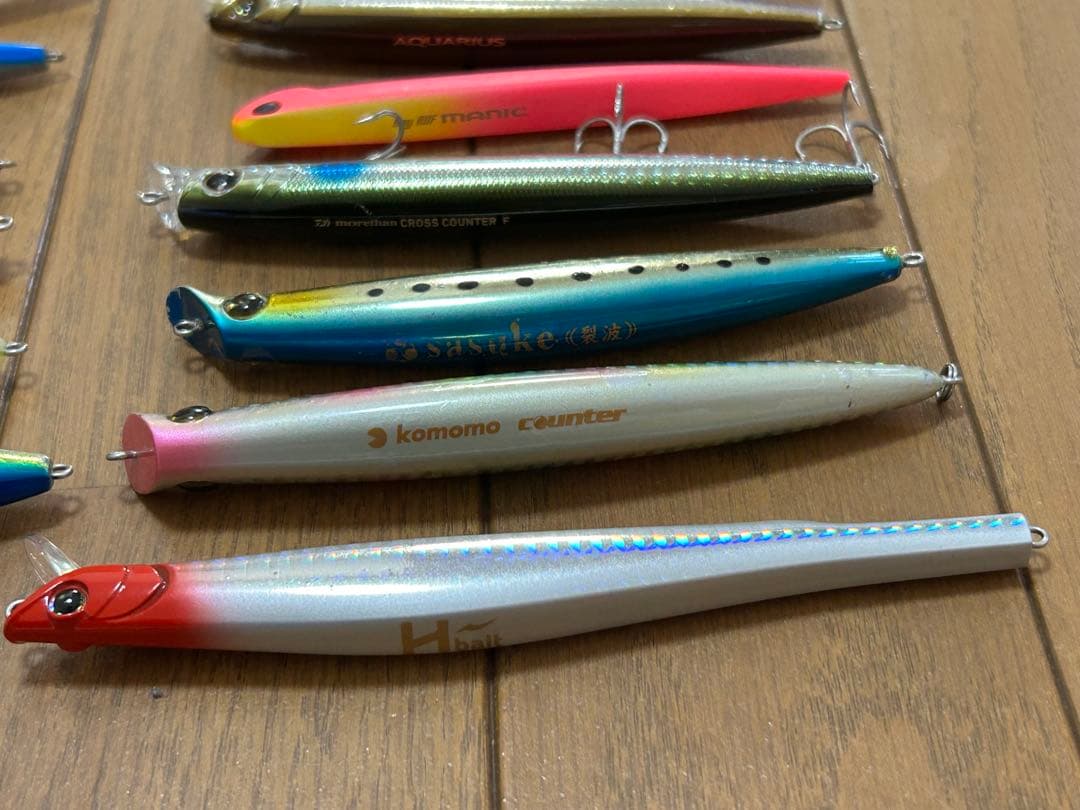 シーバス青物ヒラメルアー20個セットまとめ売りアイマ　ダイワ　アピア他