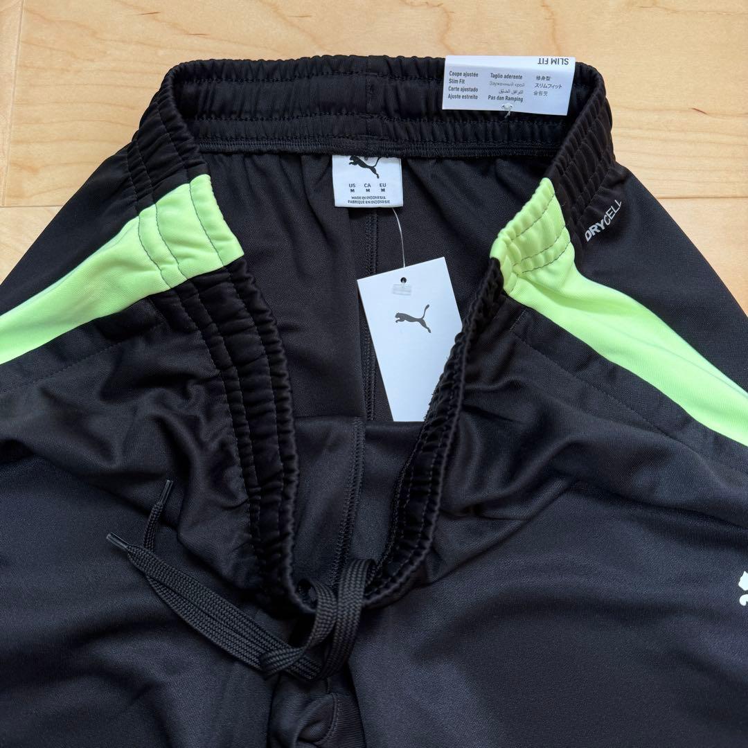 PUMA プーマ　サッカーウェア　上下セット　長袖　パンツ　黒ブラック　L 新品