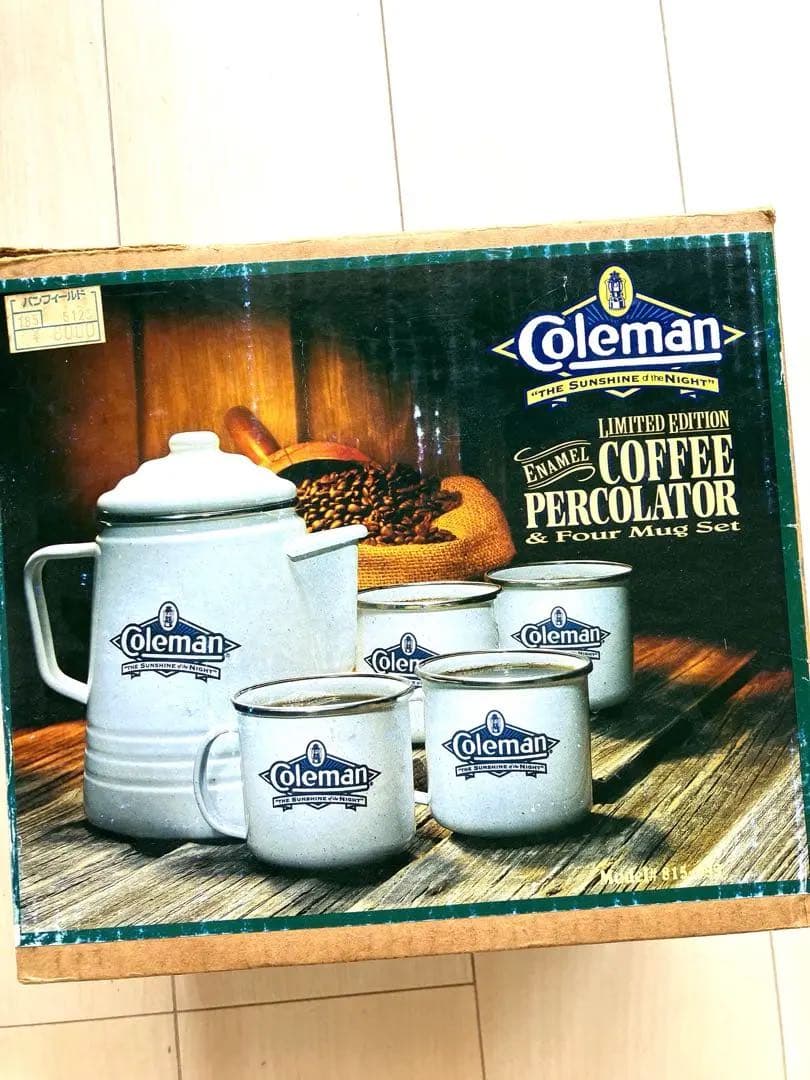 【美品】オールドコールマン エナメルパーコレーター マグセット 815-099