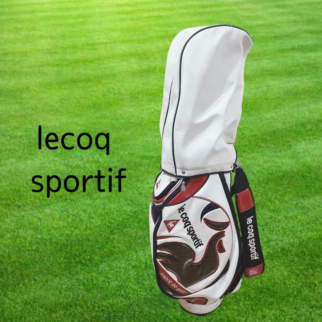 K327 lecoq sportif ホワイト キャディバック