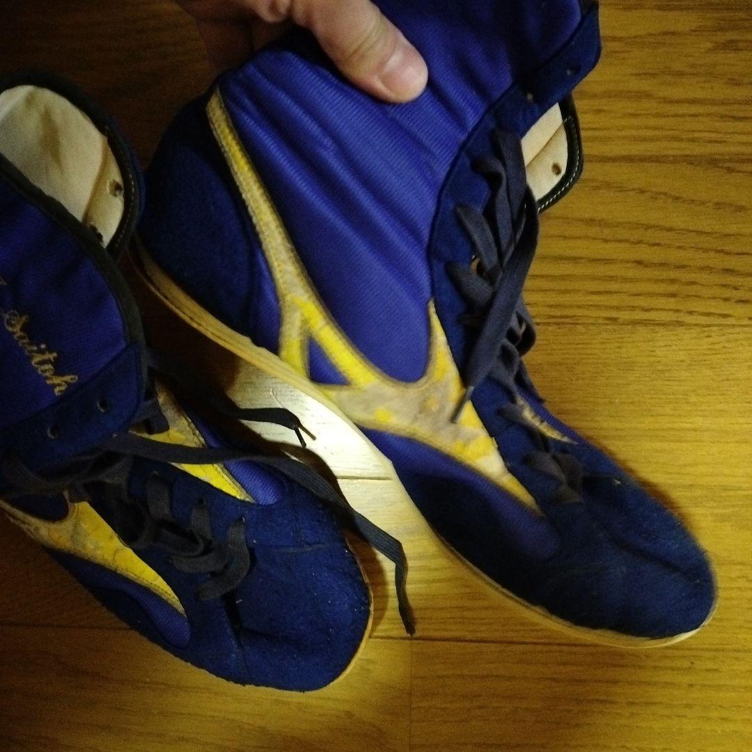 ガチンコ ファイトクラブ　2期生 斉藤一平のMizuno ボクシングシューズ 青