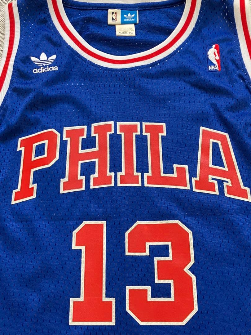 NBA 伝説 76ers　ウィルト・チェンバレン　ユニフォーム　シクサーズ