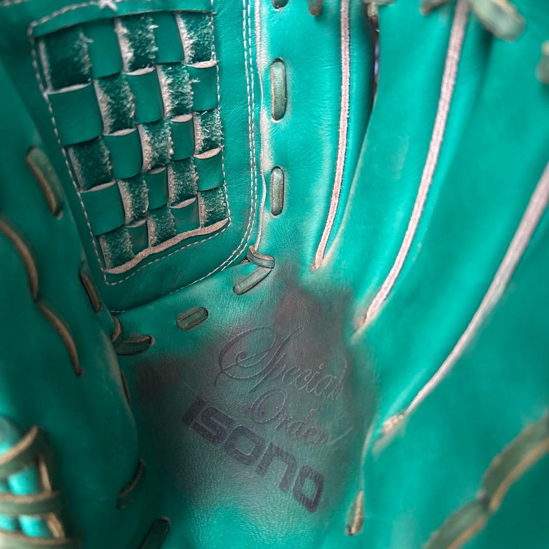 Isono Deluxe 軟式グローブ ターコイズ