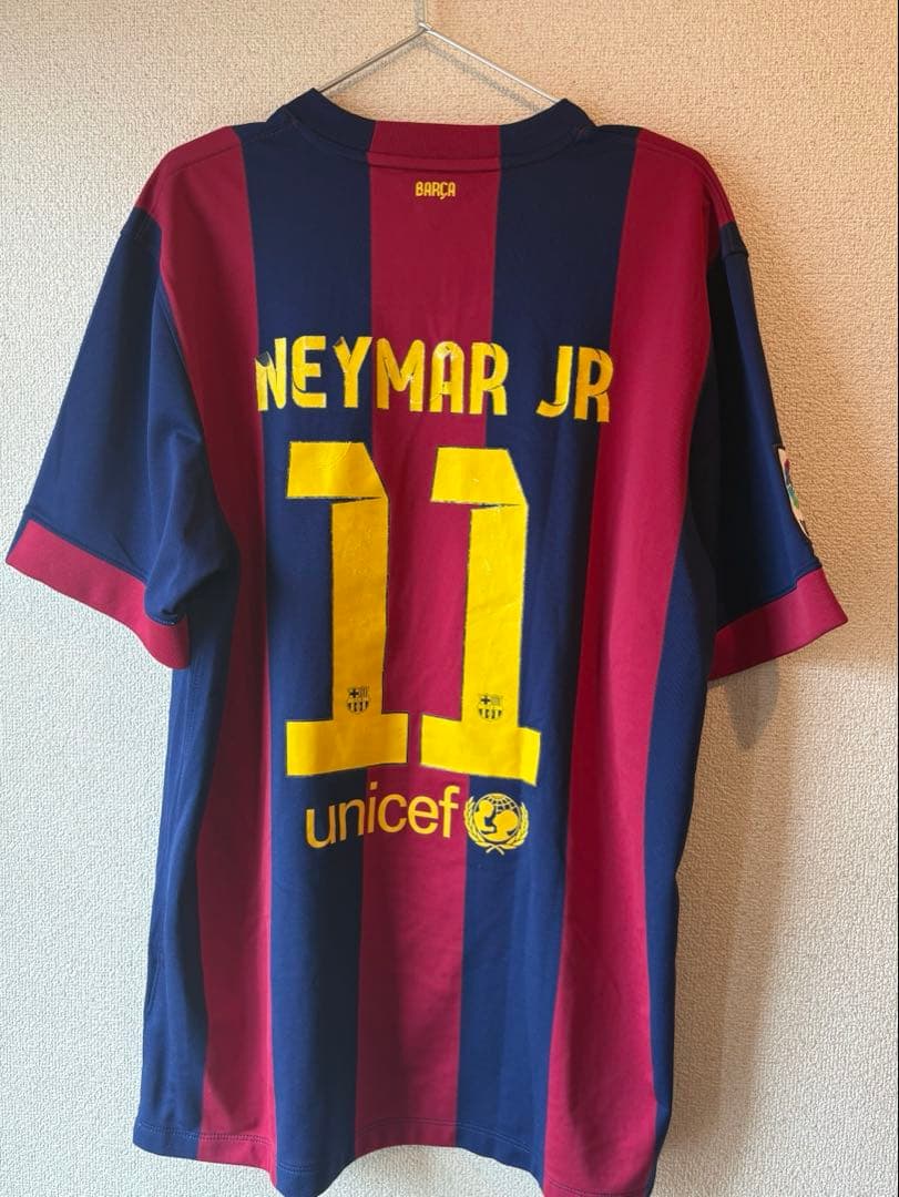【完全最終お値下げ】FCバルセロナ ネイマール ユニフォーム2014 XL