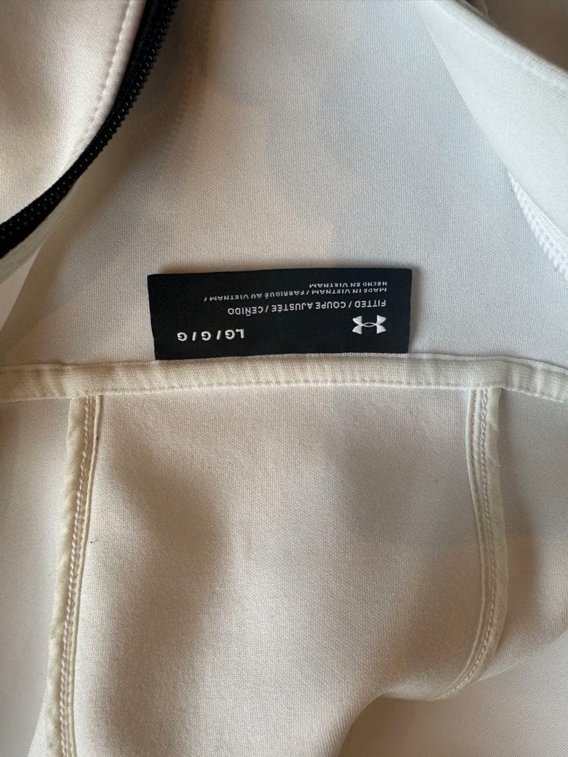 新庄　Under Armour ジャージ上下セット ホワイト/ブラック