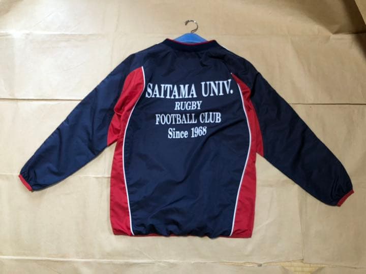 埼玉大学 ラグビー部 ピステ ウインドブレーカー S ネイビー