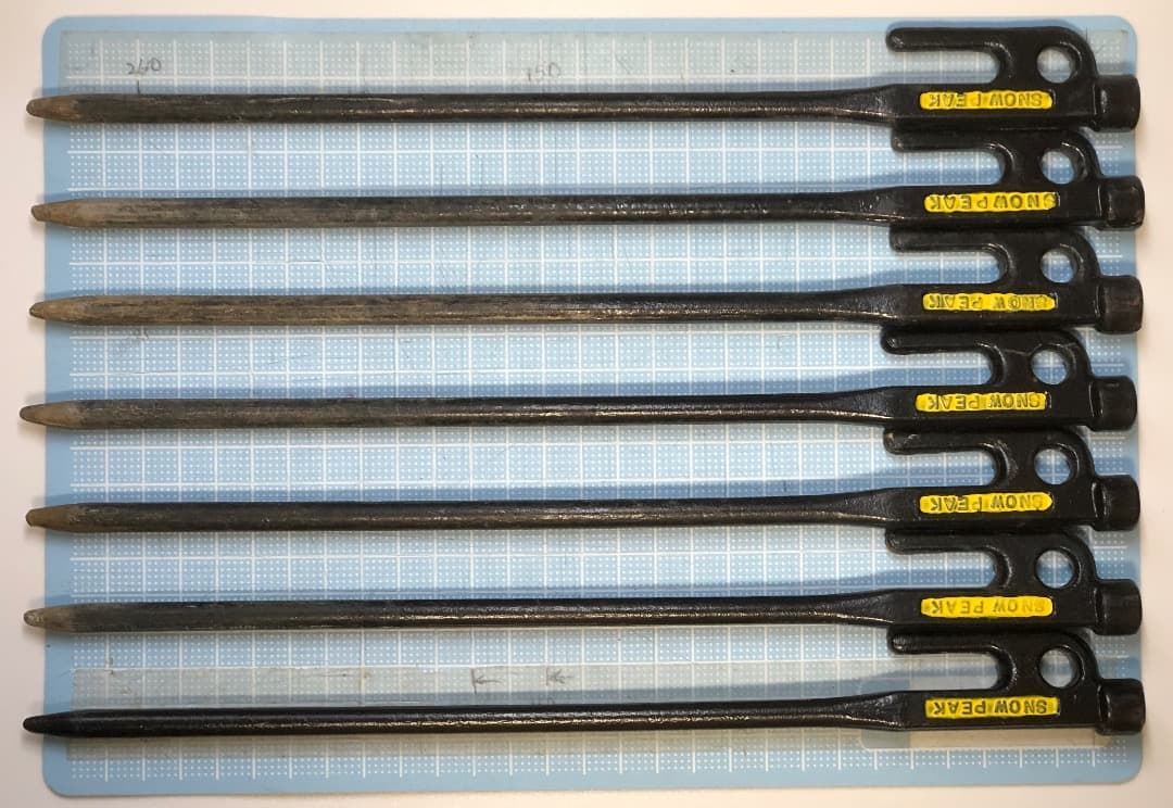 価格見直し　スノーピーク　ソリッドステーク　ペグ＆ハンマー（ヤマコウ時代）