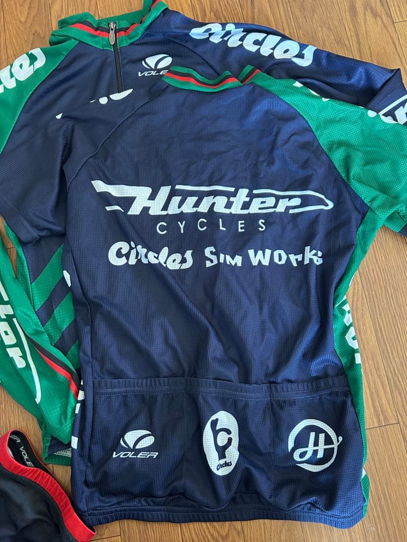 レア　Hunter Cycles Circles サイクルジャージ　シムワークス