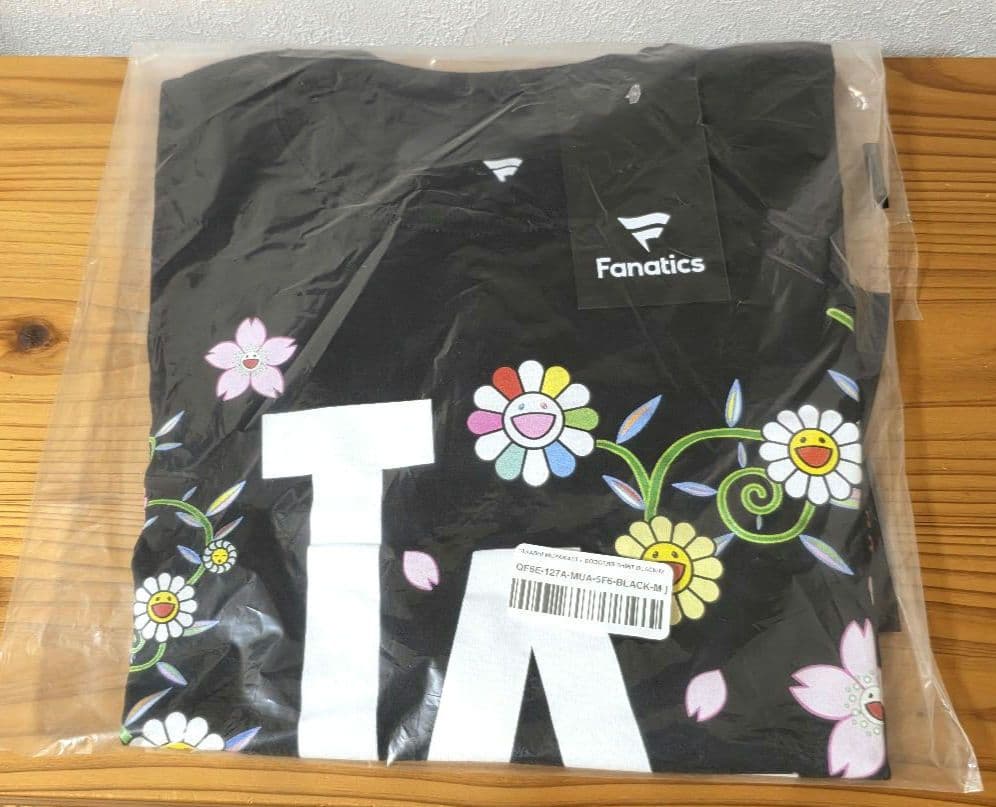 【新品・M】ドジャース×村上隆 限定コラボTシャツ ブラック