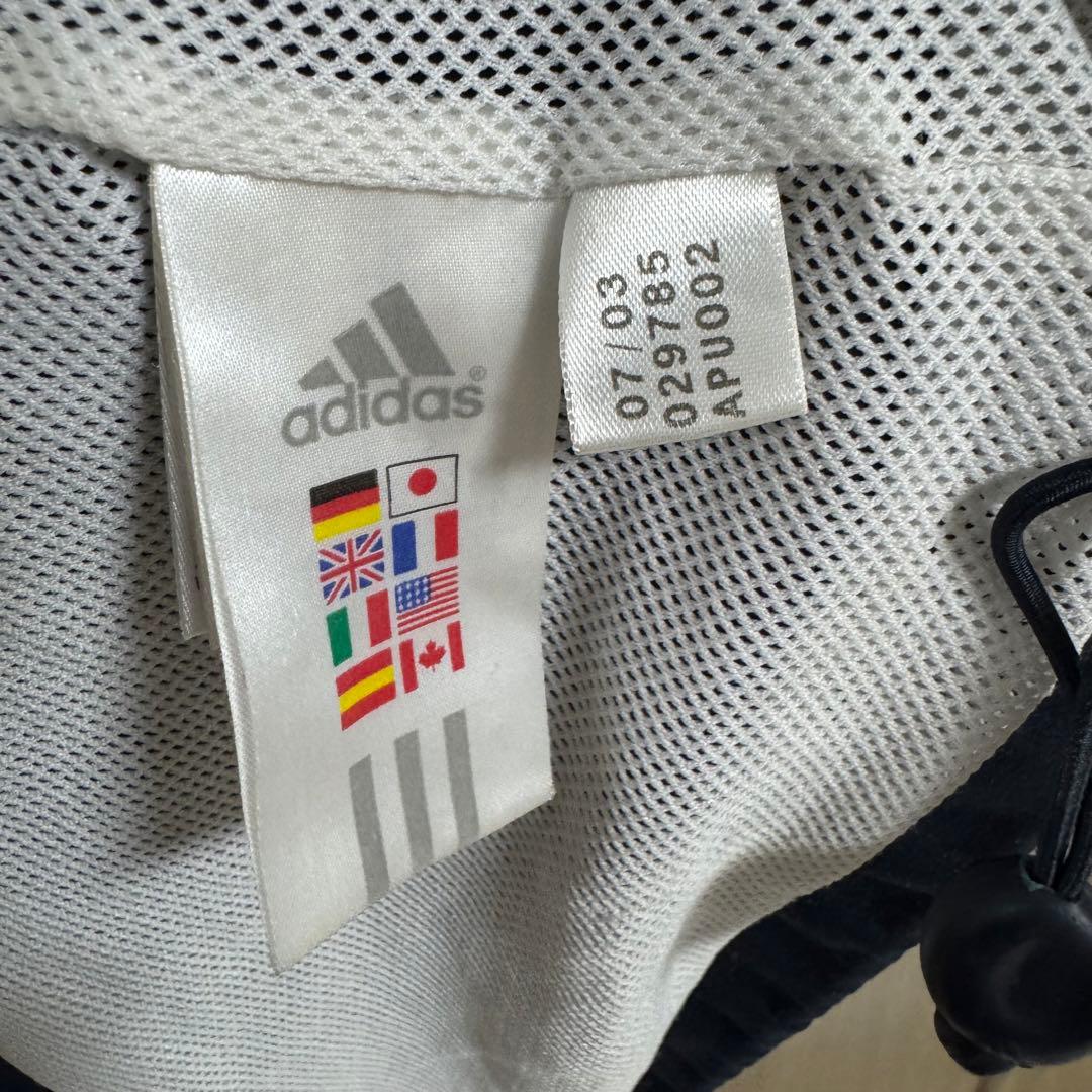 adidas製 レアル・マドリードトラックジャケット Lサイズ/ホワイト